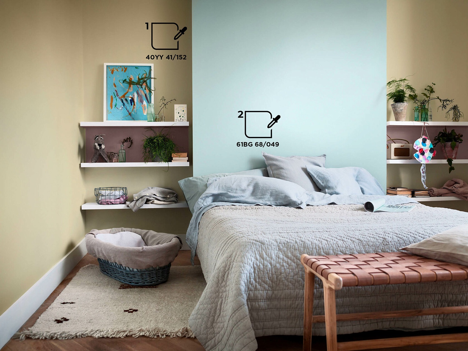Цветовая палитра DULUX для спальни