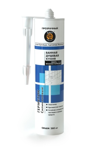 Герметик EASTBRAND Силиконовый Сантехнический  Белый