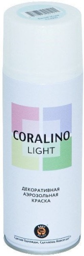 Краска аэрозольная декоративная CORALINO LIGHT, Белый иней  (520 мл, 200г)