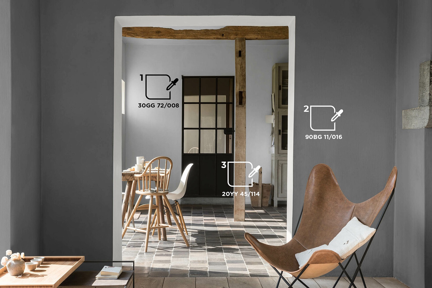 Цветовая палитра DULUX для гостинной