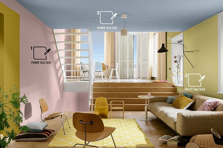 Цветовая палитра DULUX для гостинной — фото 20