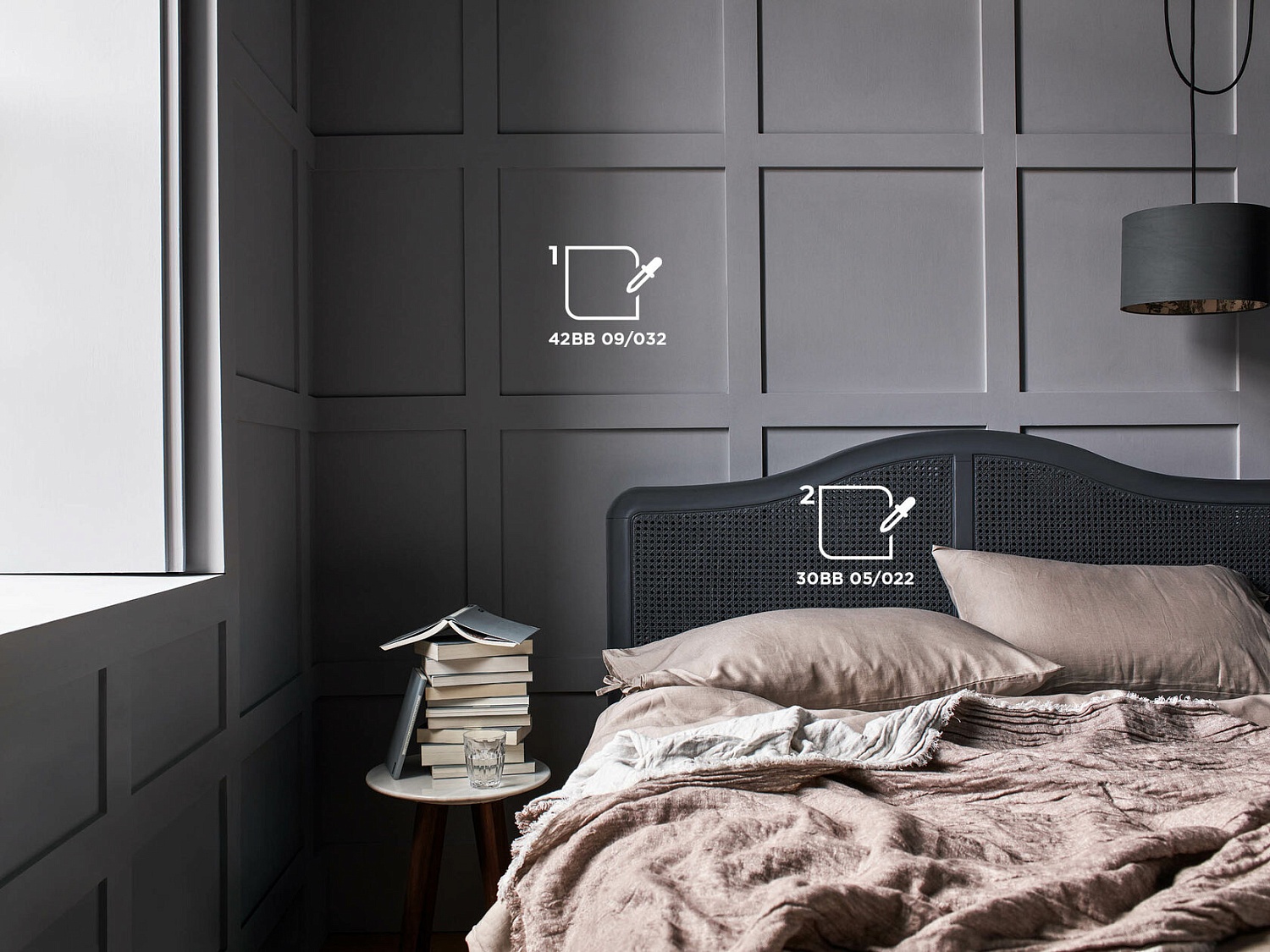 Цветовая палитра DULUX для спальни