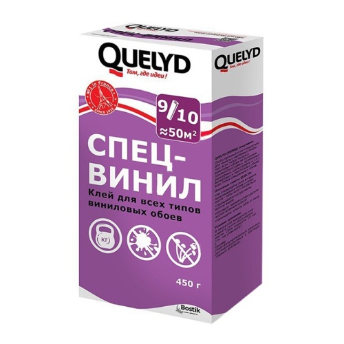 Клей обойный QUELYD Спец-винил 450 г Клей обойный QUELYD Спец-винил 450 г