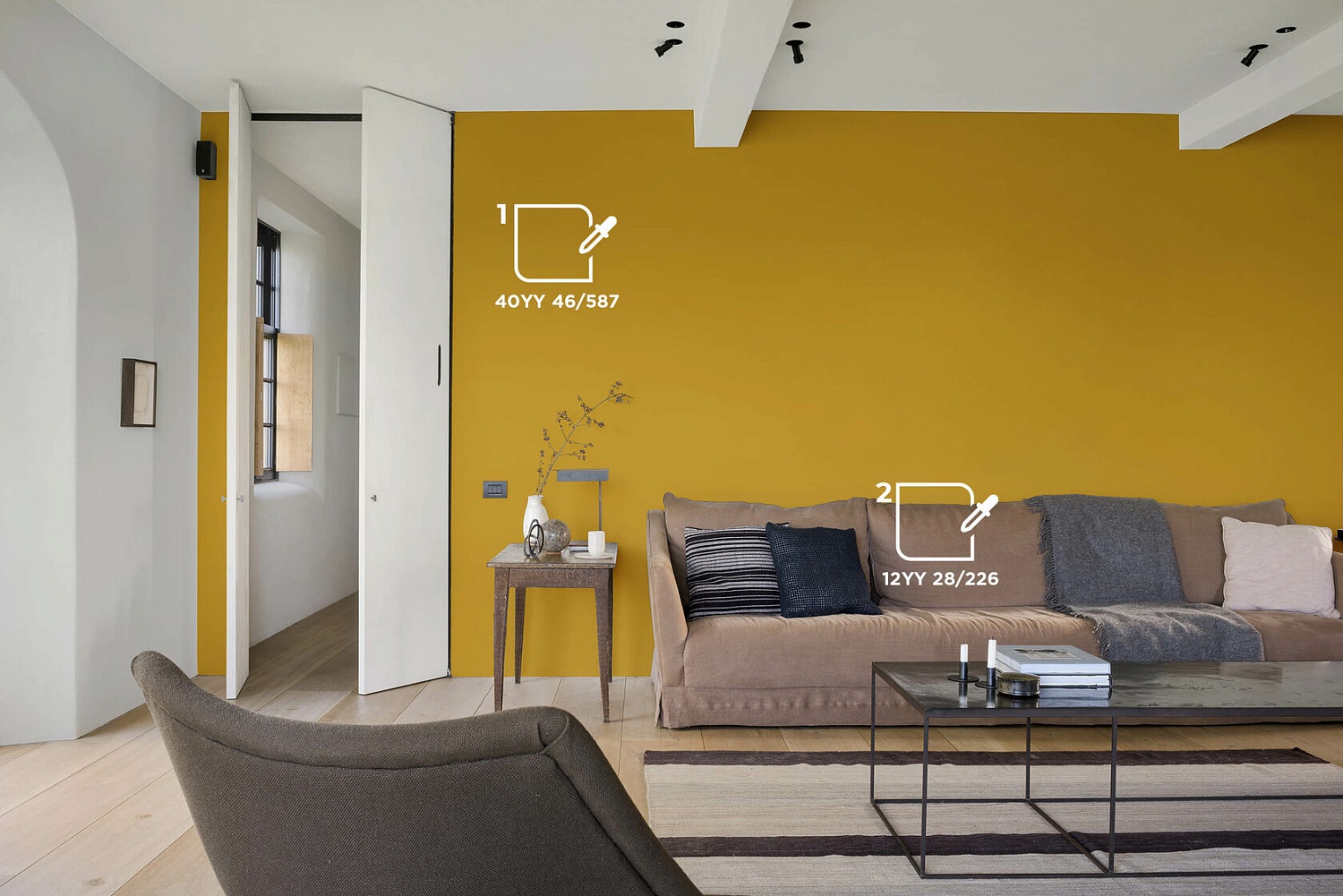 Цветовая палитра DULUX для гостинной