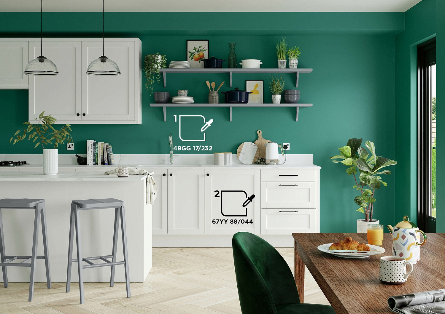 Цветовая палитра DULUX для КУХНИ