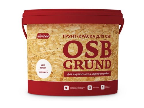 Грунт-краска HOLZER OSB Grund для ориентированно-стружечных плит 4 кг
