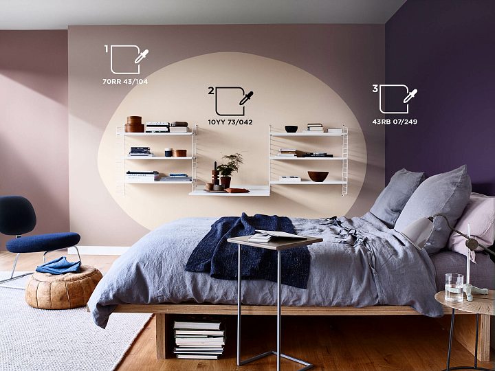 Цветовая палитра DULUX для спальни — фото 31