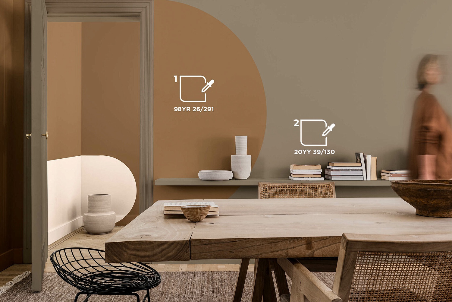 Цветовая палитра DULUX для гостинной