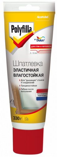 Шпатлевка Polyfilla эластичная влагостойкая для внутр. и наруж. работ