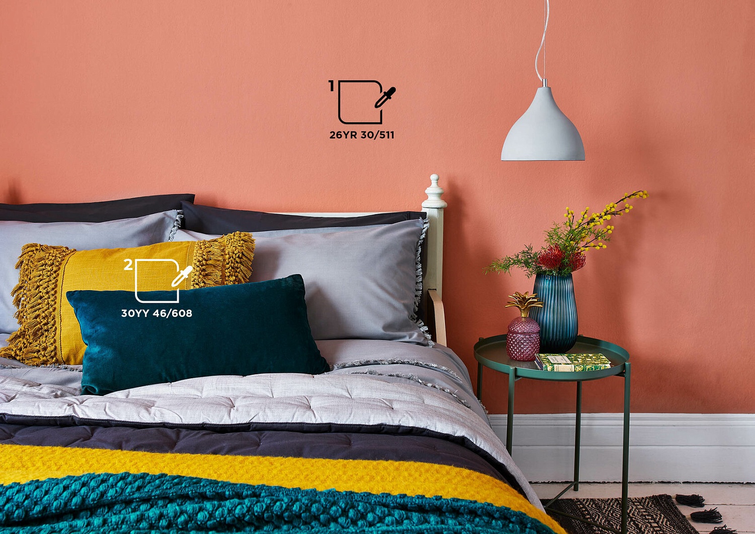 Цветовая палитра DULUX (красный)