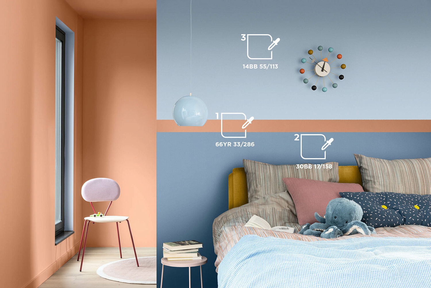 Цветовая палитра DULUX для спальни