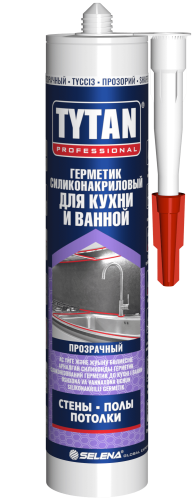 Герметик TYTAN для кухни и ванной б/цв 280 мл