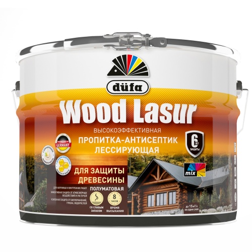 Пропитка DUFA WOOD LASUR бесцветная 0,9л