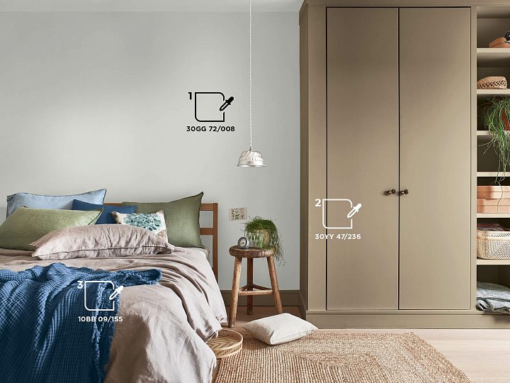 Цветовая палитра DULUX для спальни — фото 33