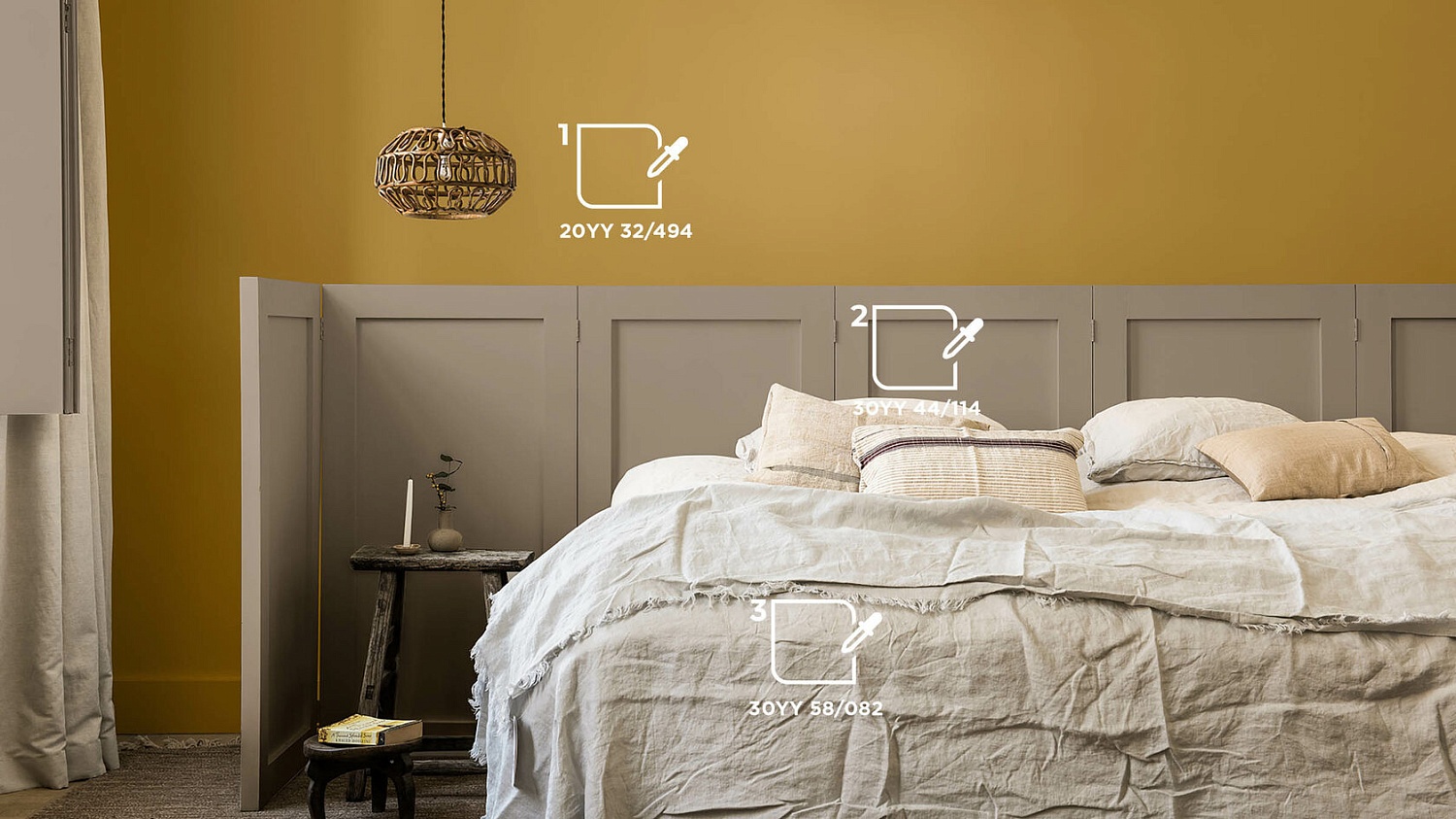 Цветовая палитра DULUX для спальни
