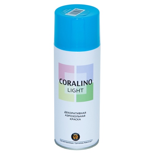 Краска аэрозольная декоративная CORALINO LIGHT, Бирюзовый (520 мл, 200г)
