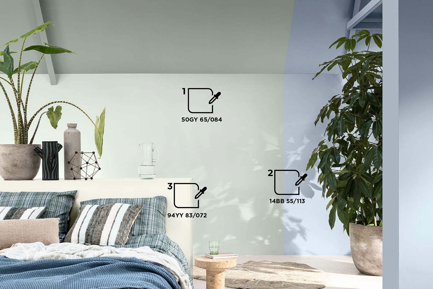 Цветовая палитра DULUX для спальни