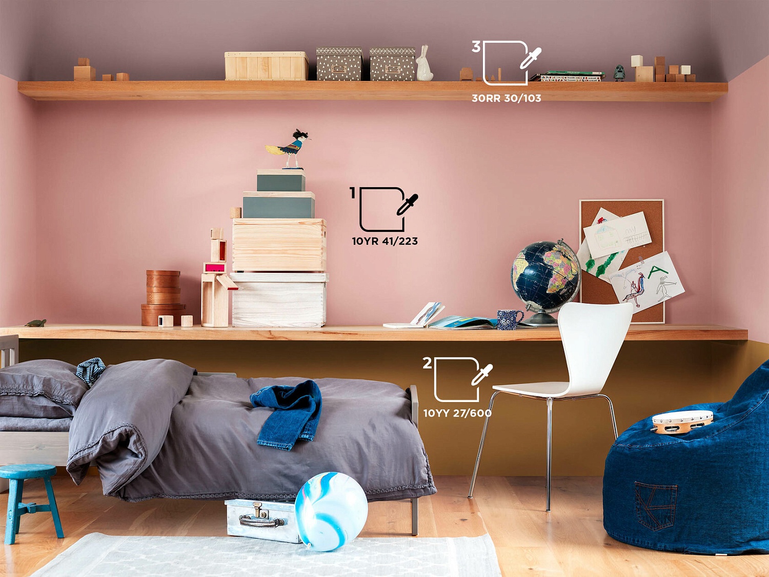 Цветовая палитра DULUX (красный)