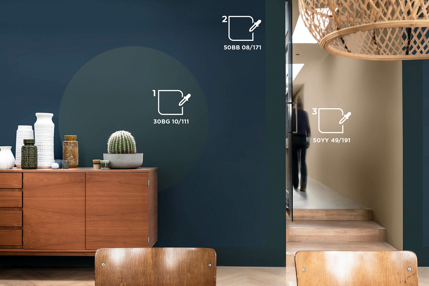 Цветовая палитра DULUX для гостинной