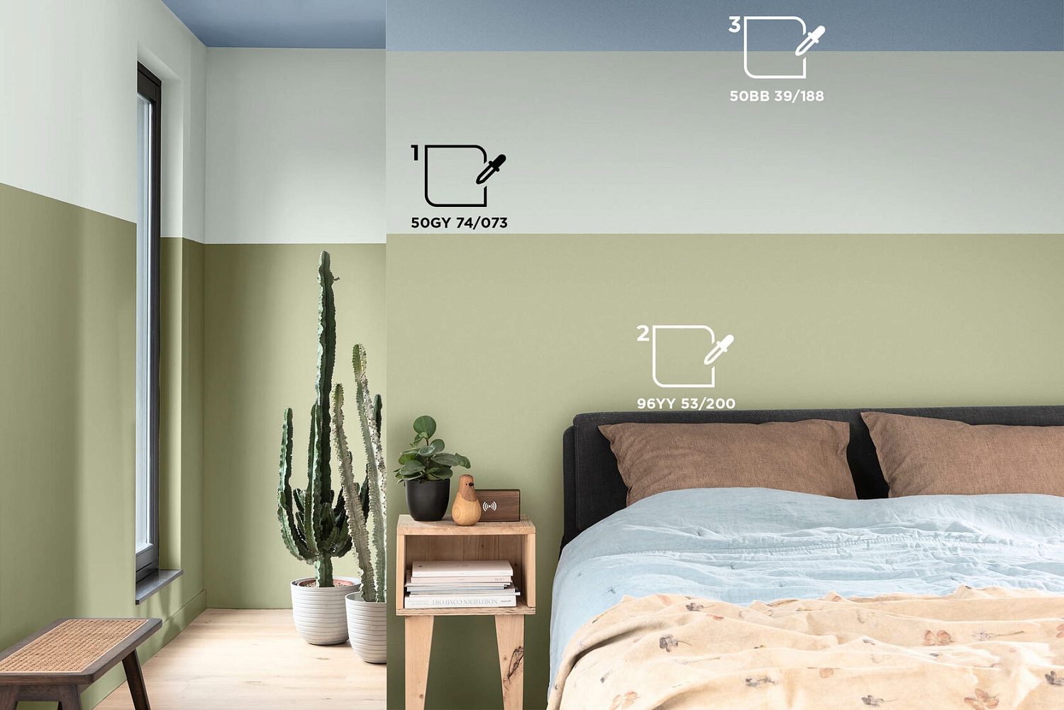Цветовая палитра DULUX для спальни