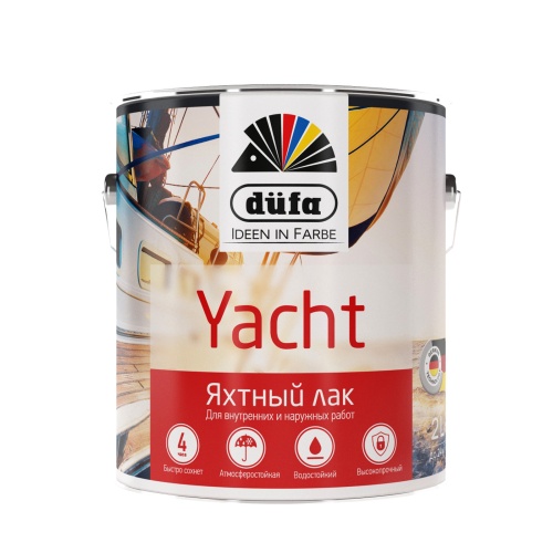 Лак DUFA Retail YACHT яхтный полуматовый 2 л