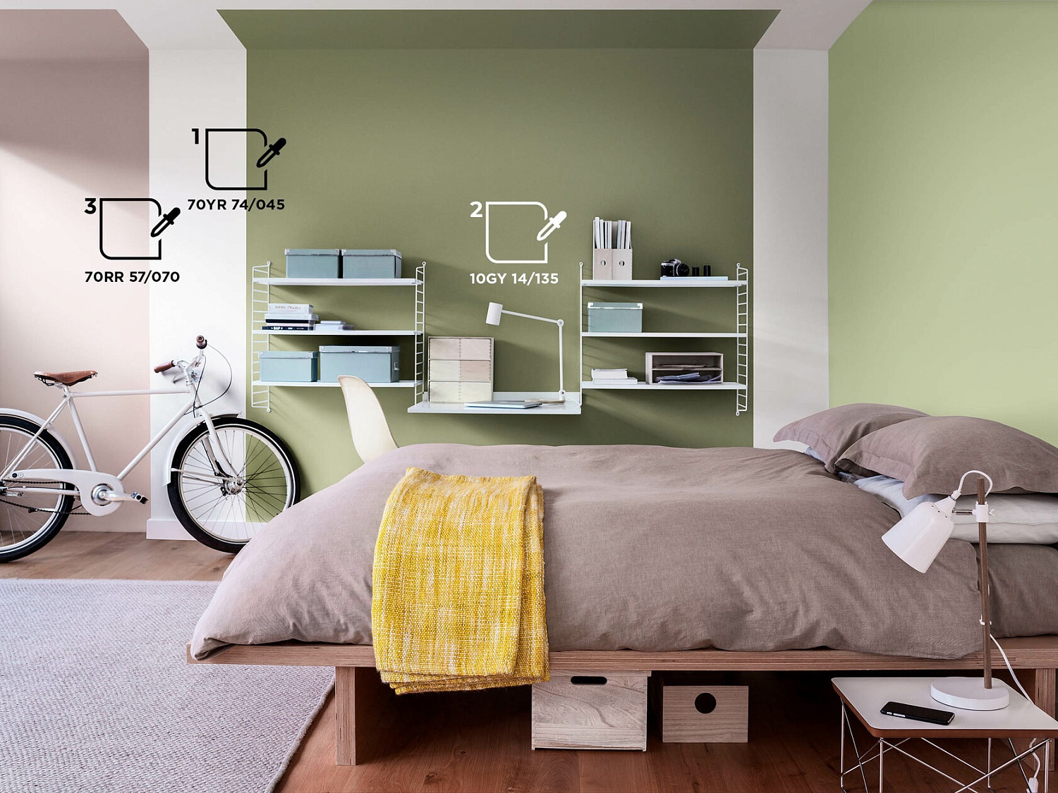 Цветовая палитра DULUX для спальни