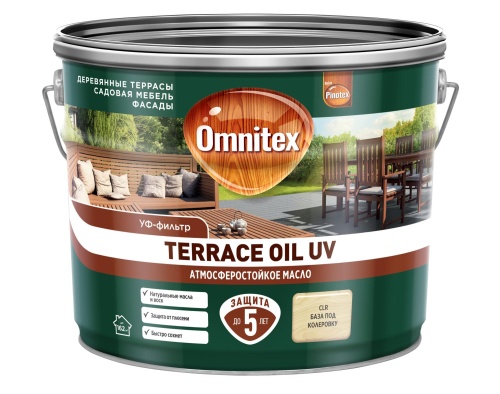 OMNITEX TERRACE OIL Масло деревозащитное CLR 9 л