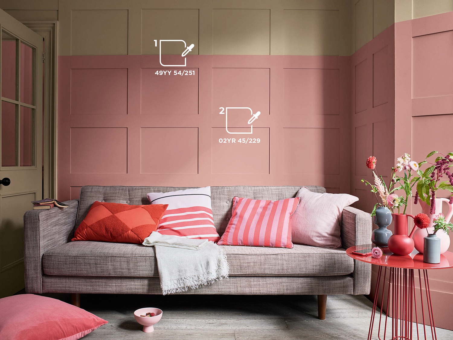 Цветовая палитра DULUX (красный)