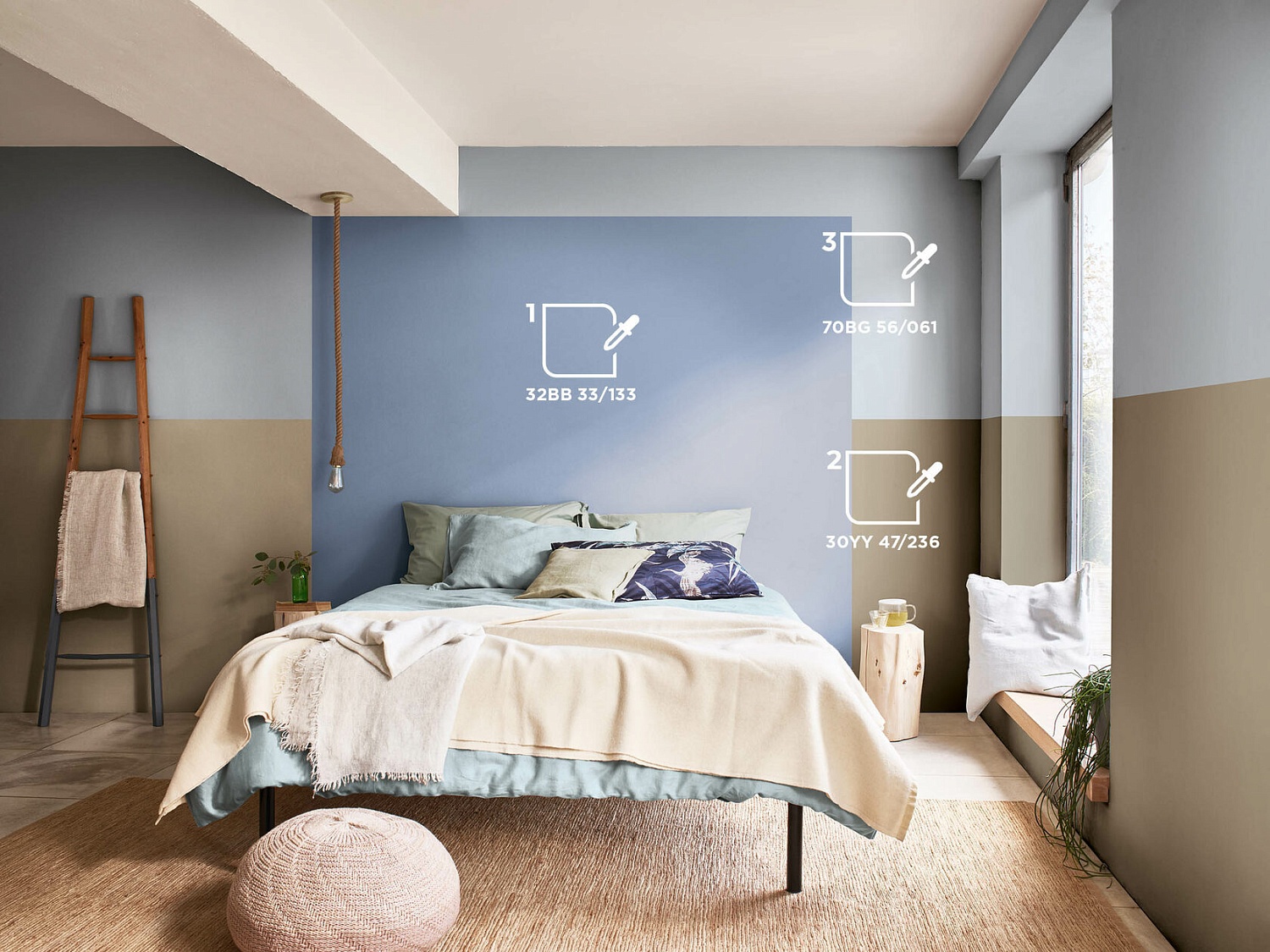 Цветовая палитра DULUX для спальни