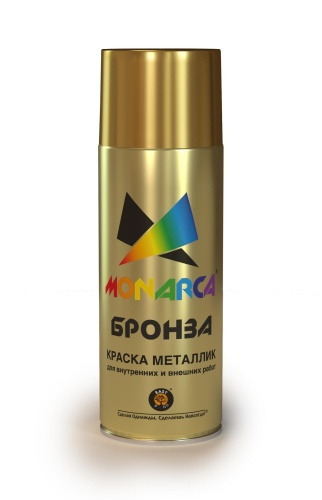 Краска аэрозольная MONARCA Металлик Бронза 270 г