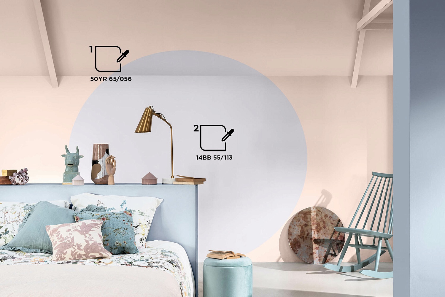 Цветовая палитра DULUX для спальни