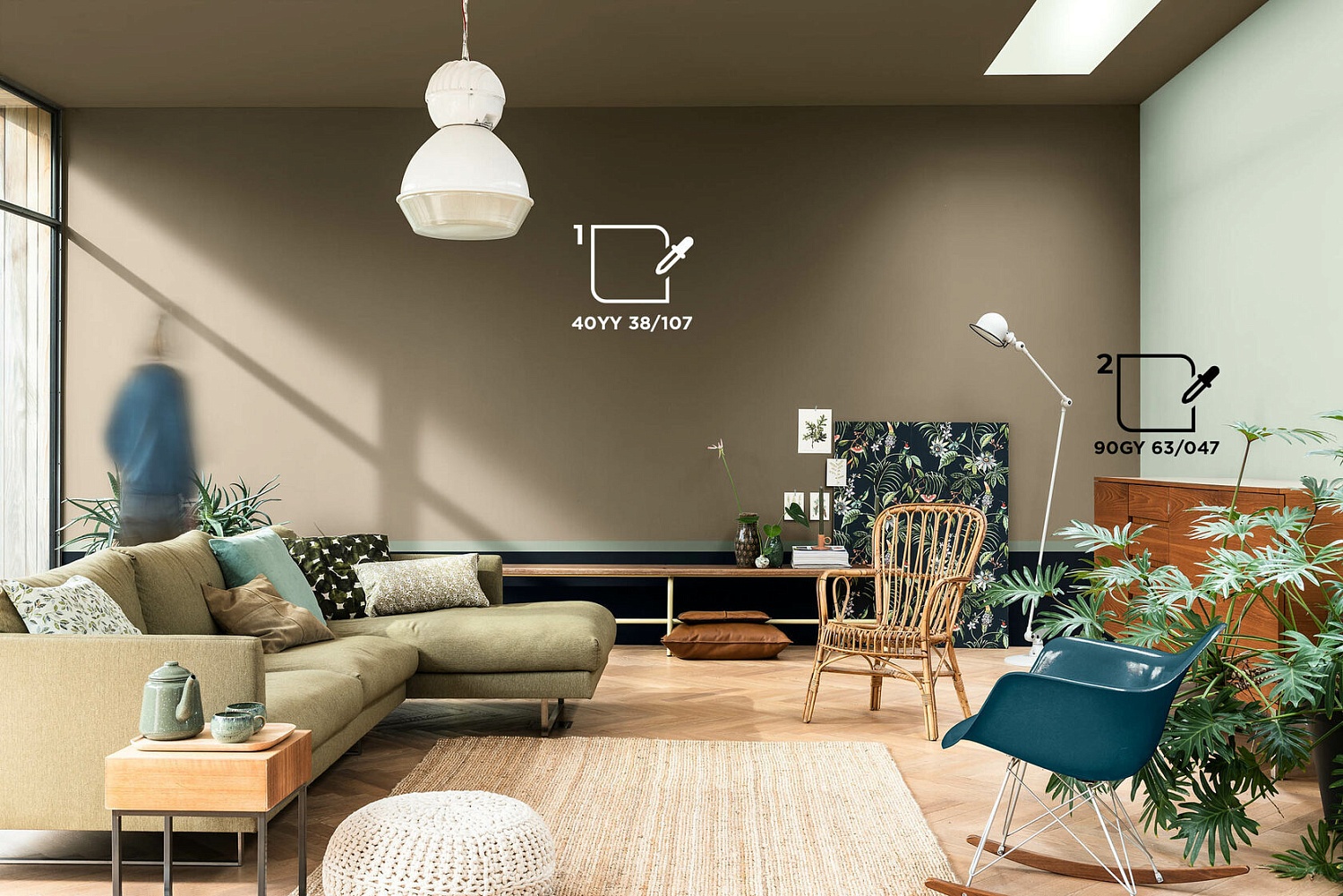 Цветовая палитра DULUX для гостинной