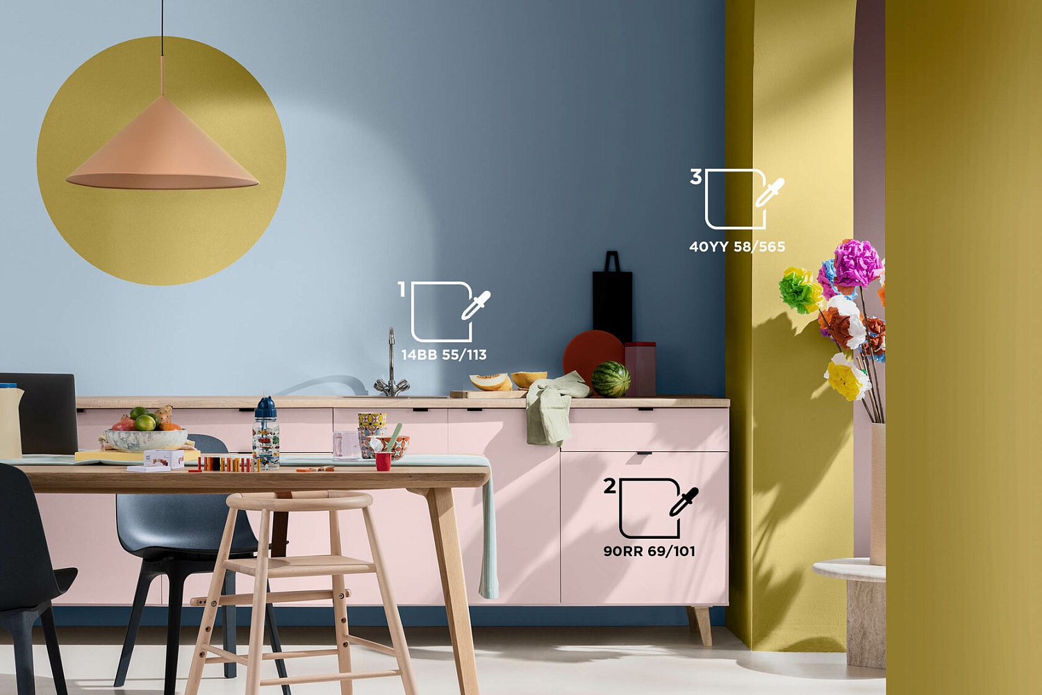 Цветовая палитра DULUX для КУХНИ