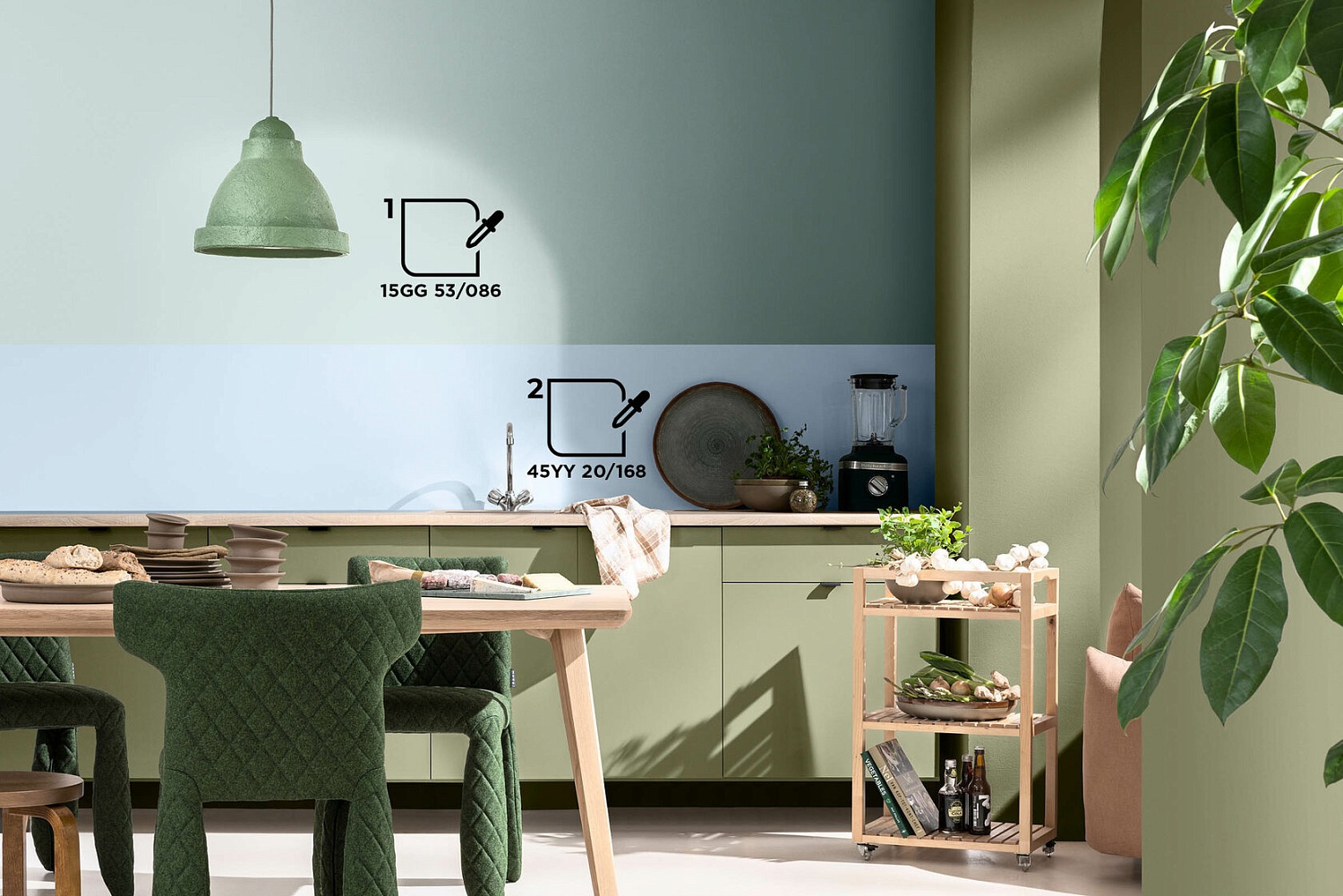 Цветовая палитра DULUX для КУХНИ