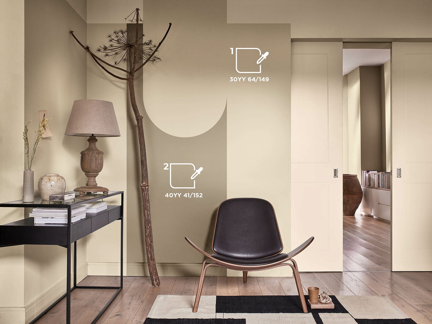 Цветовая палитра DULUX для гостинной