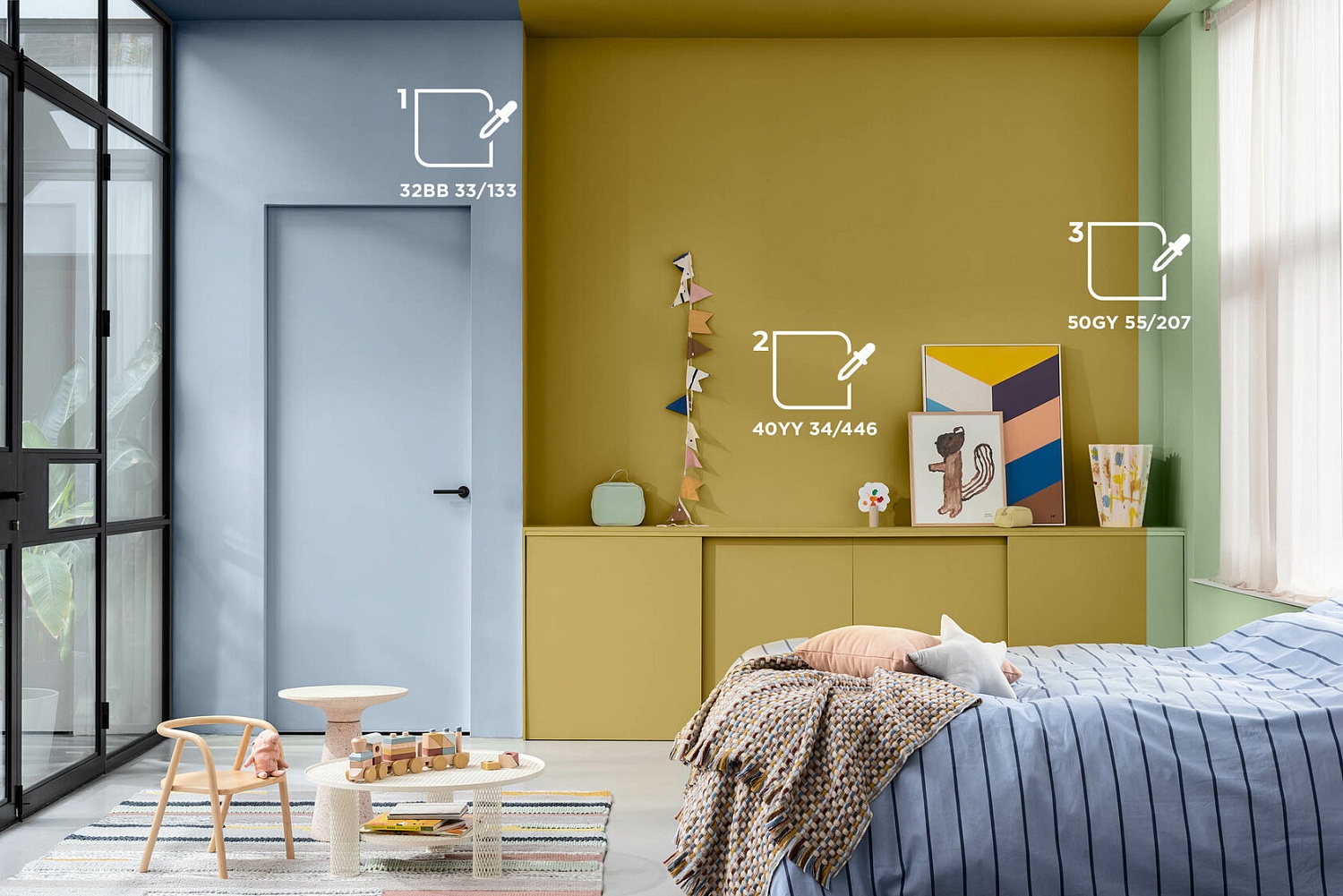 Цветовая палитра DULUX для спальни