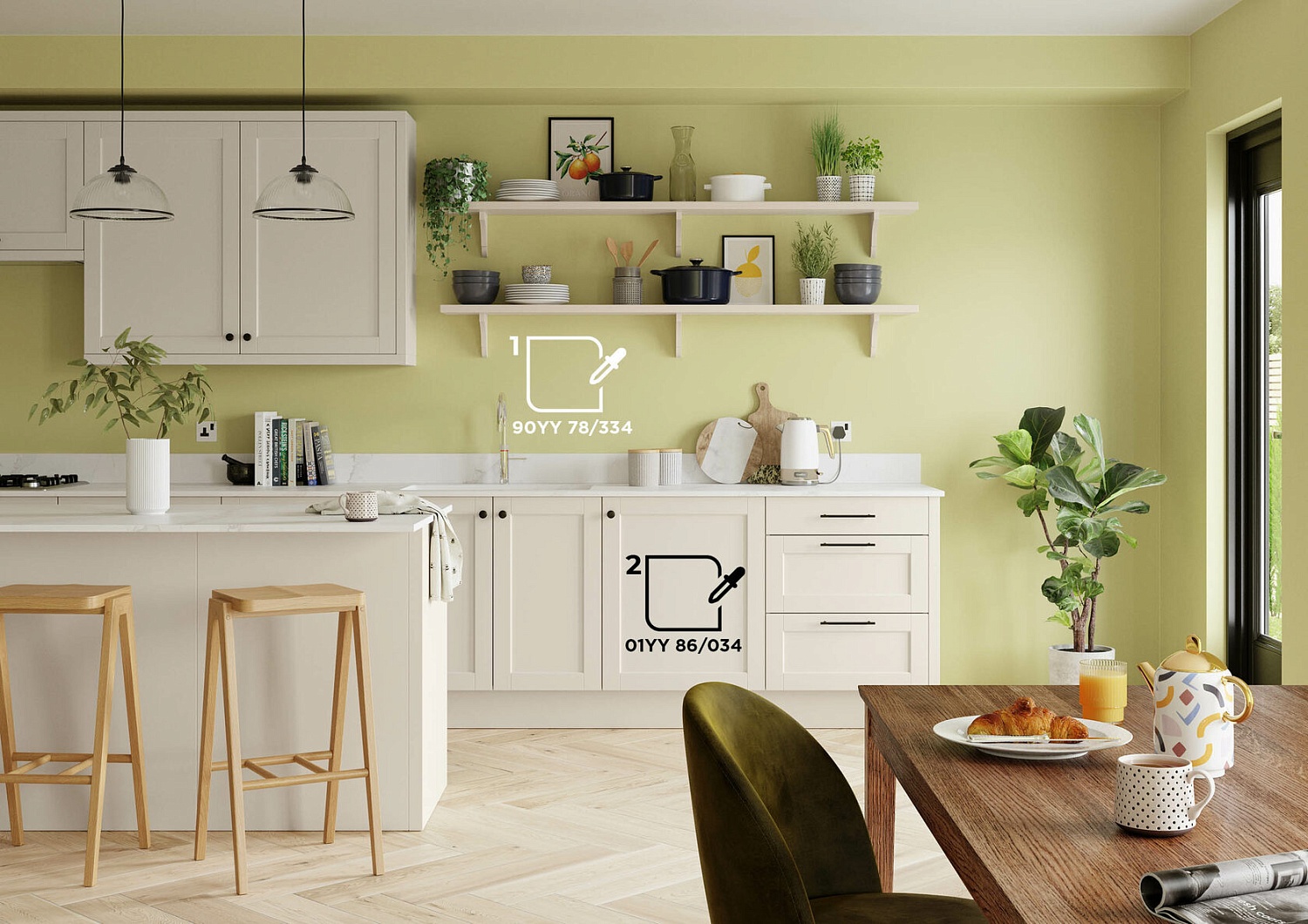 Цветовая палитра DULUX для КУХНИ