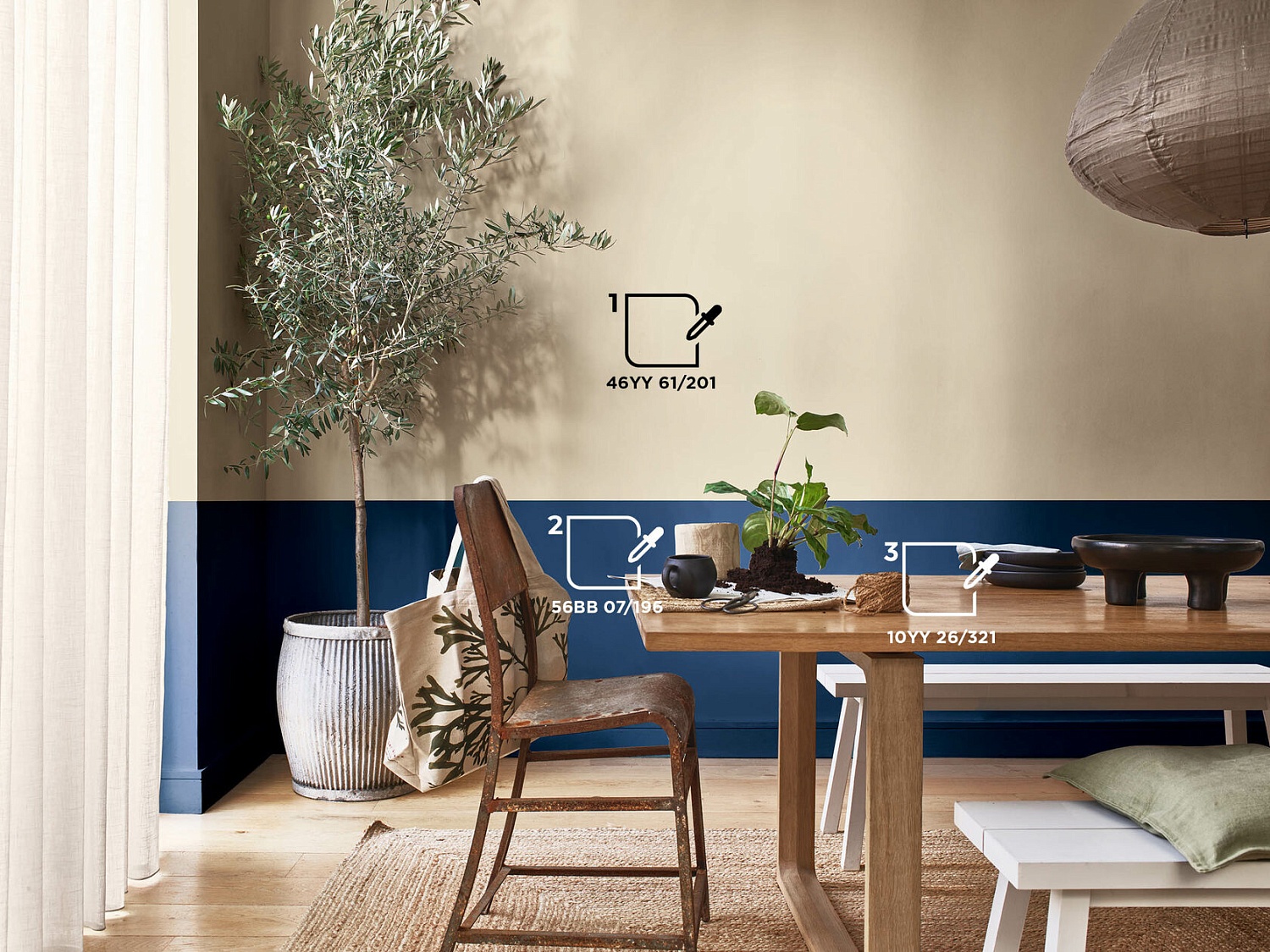 Цветовая палитра DULUX для гостинной