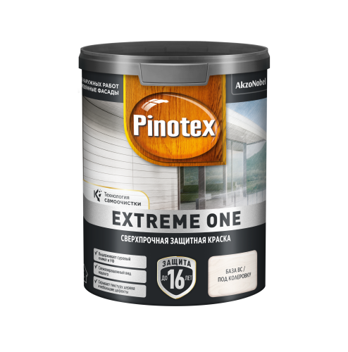Краска для дерева PINOTEX EXTREME ONE BC 0,85 л