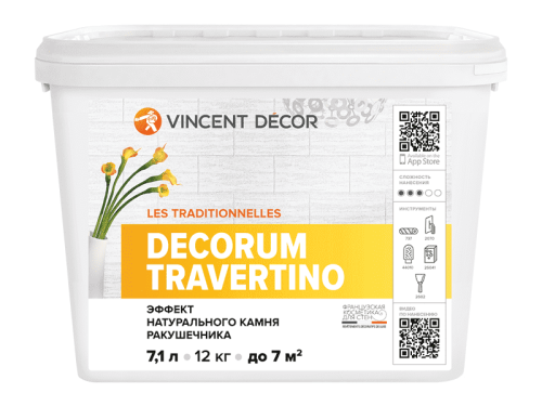 Декоративное покрытие VINCENT DECOR Travertino Декоративное покрытие VINCENT DECOR Travertino