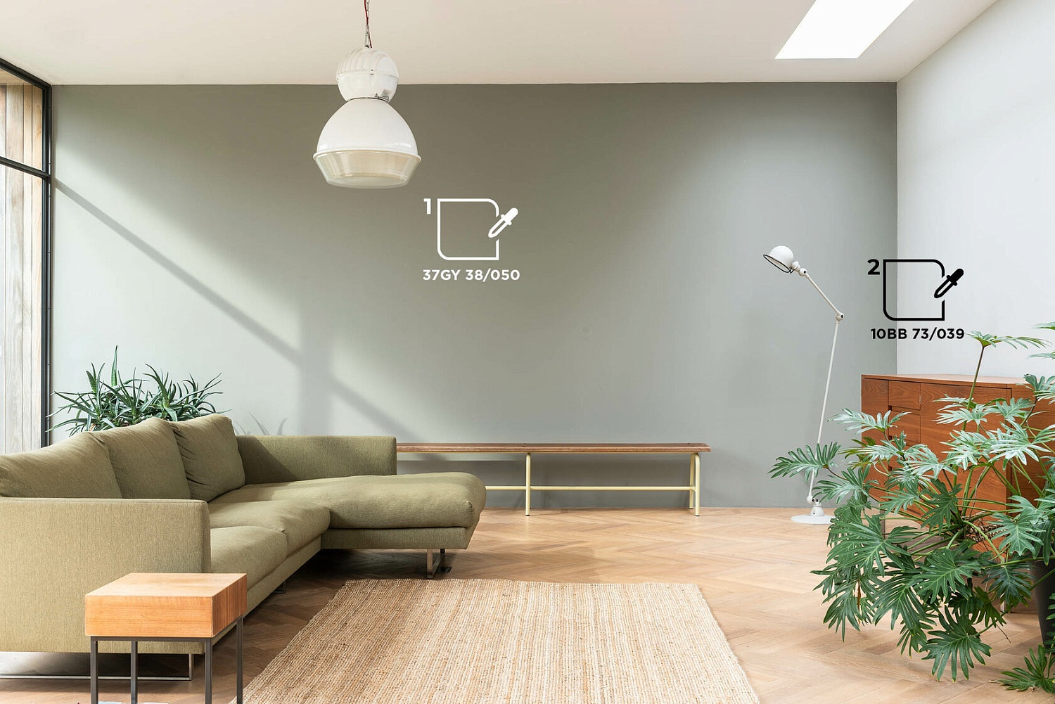 Цветовая палитра DULUX для гостинной