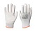 Перчатки Master Color белые, полиэстр, с обливкой из полиуретана