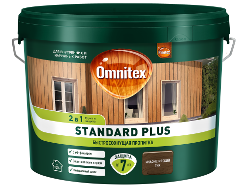 Пропитка Pinotex Standard декоративная универсальная для древесины