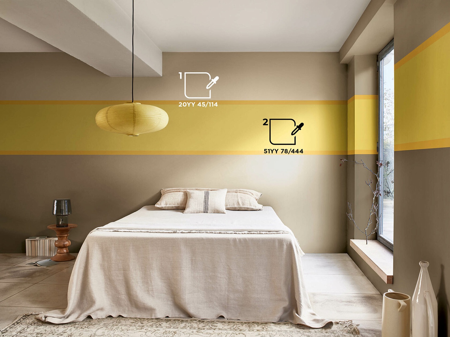 Цветовая палитра DULUX для спальни