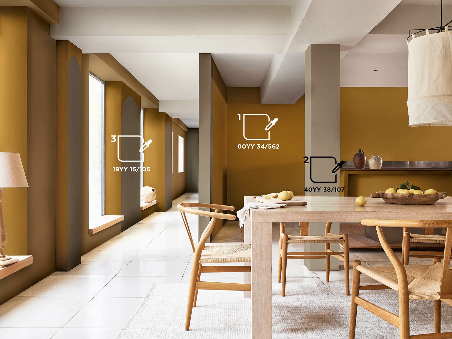 Цветовая палитра DULUX для КУХНИ