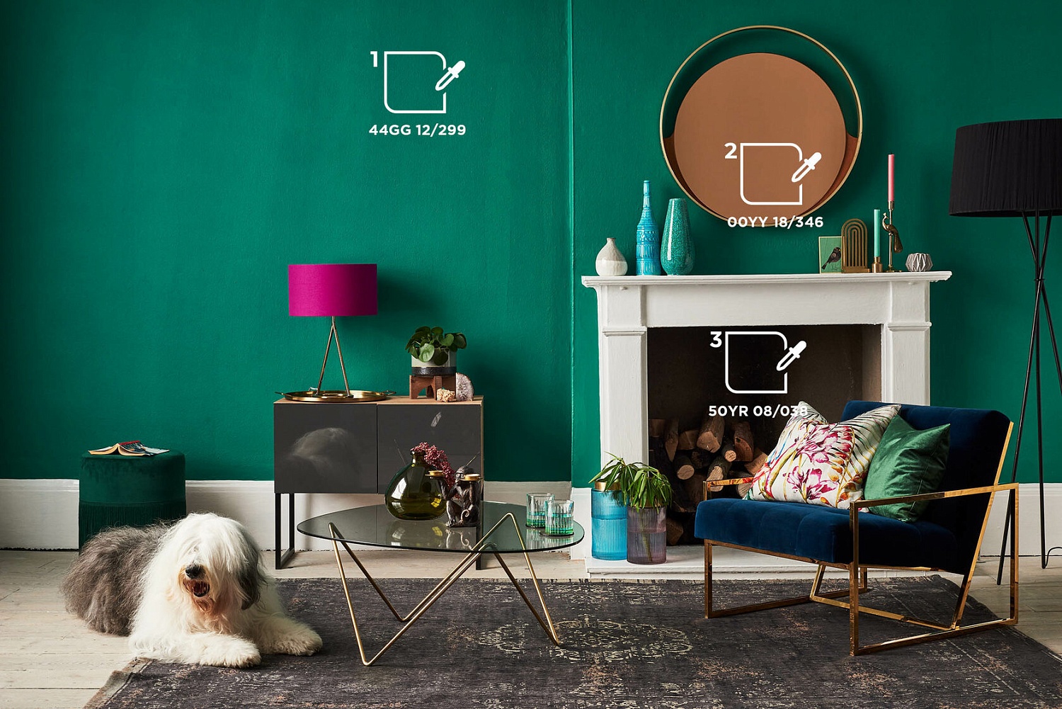 Цветовая палитра DULUX для гостинной