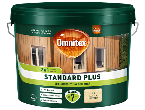 Пропитка Pinotex Standard декоративная универсальная для древесины