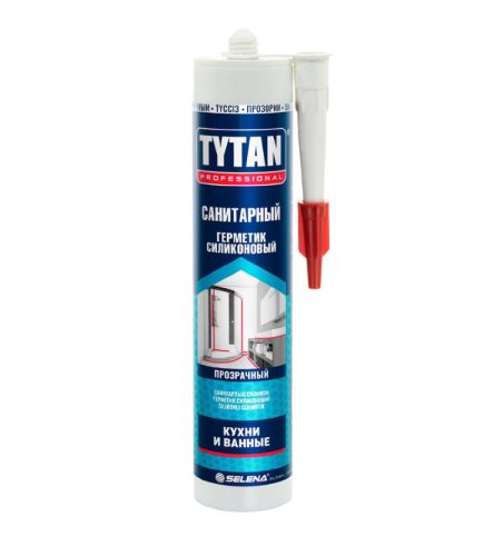 Герметик TYTAN EURO-LINE Санитарный силикон б/цв 280 мл