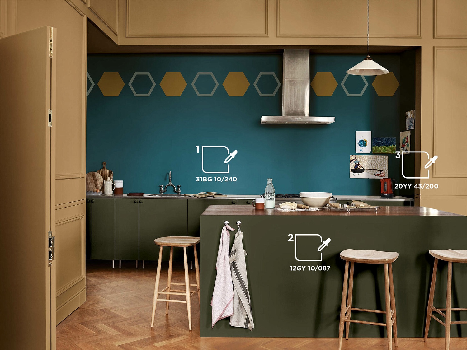 Цветовая палитра DULUX для КУХНИ