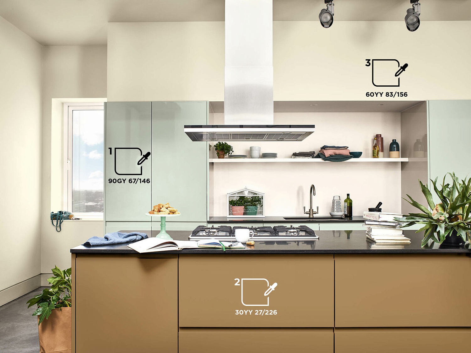 Цветовая палитра DULUX для КУХНИ